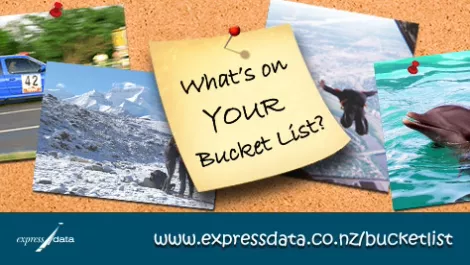 Express Data Bucket List promo finishes 31st March