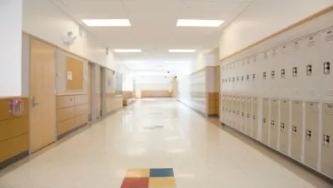 School hallway