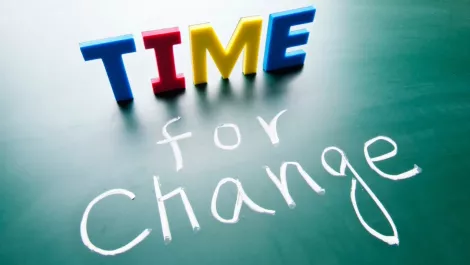 Time for change in schools