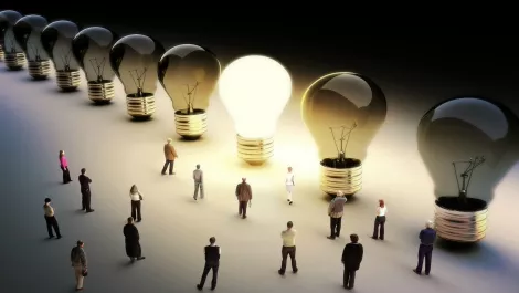 People lightbulb