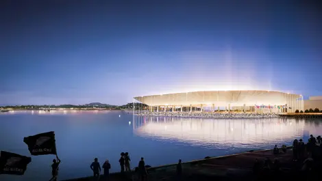 Spectacular waterfront stadium mooted for Auckland