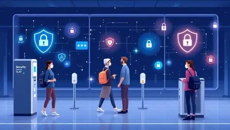 Uk airport security checkpoint facial recognition data protection privacy