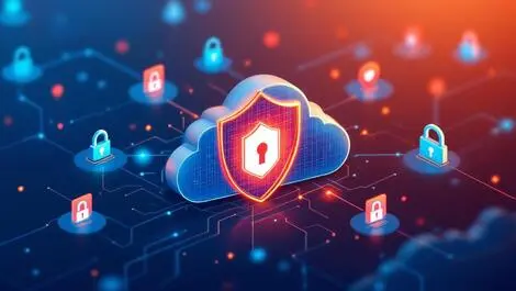Secure cloud with digital shields and interconnected servers for protection