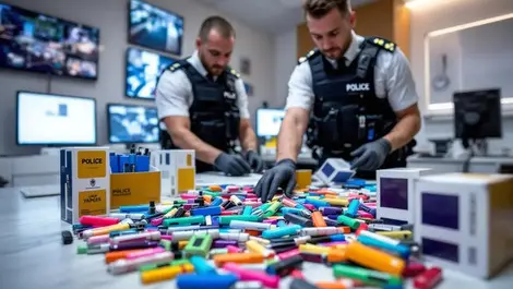 Police use AI to tackle surge in illegal disposable vapes trade