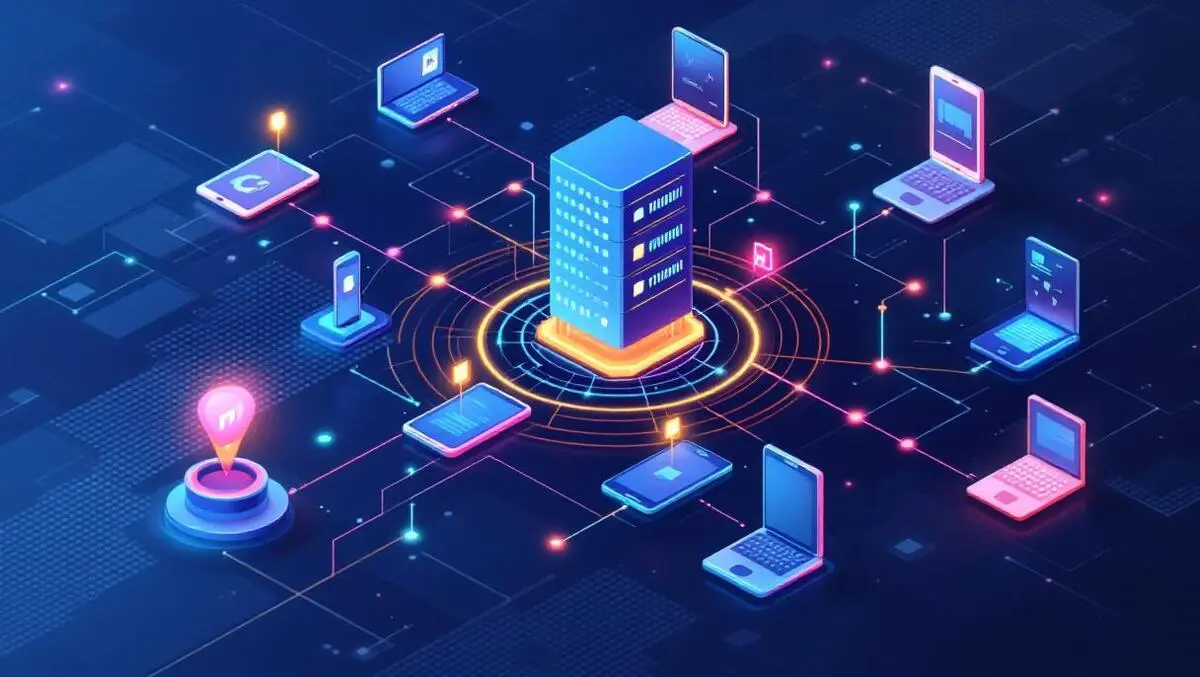 Peer to peer synchronization network edge computing mobile devices connection