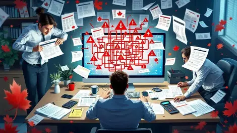 Canadian accountants worried ai tax advice tangled documents loss