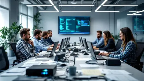 Uk office it teams merger integration tension conference table