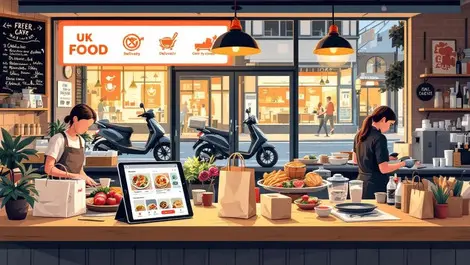 UK restaurants back tech, prioritising online ordering