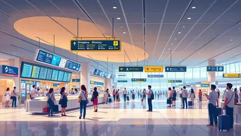 Singapore changi airport concourse wayfinding interactive ditigal