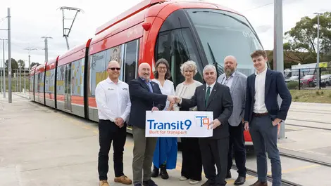 Irish visit spotlights Transit9 rollout at Canberra Metro